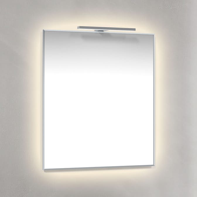 Spegel Macro Design Crown Ambilight T-belysning Med Ram