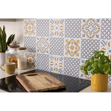 D-C-FIX Självhäftande Väggplattor Nortiq Cubia 6-pack