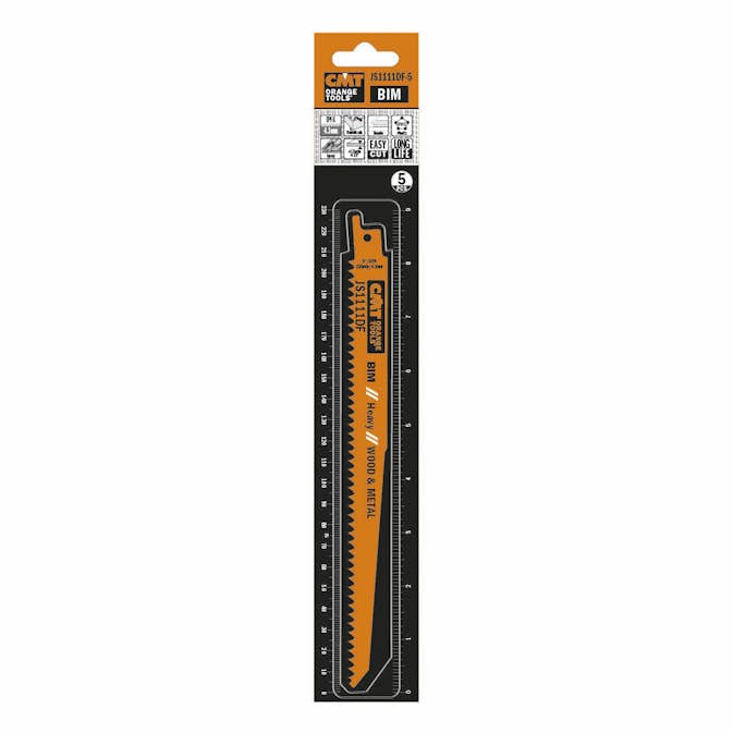Tigersågblad CMT Orange Tools Trä/metall 225mm BIM Heavy 5 st JS1111DF-5