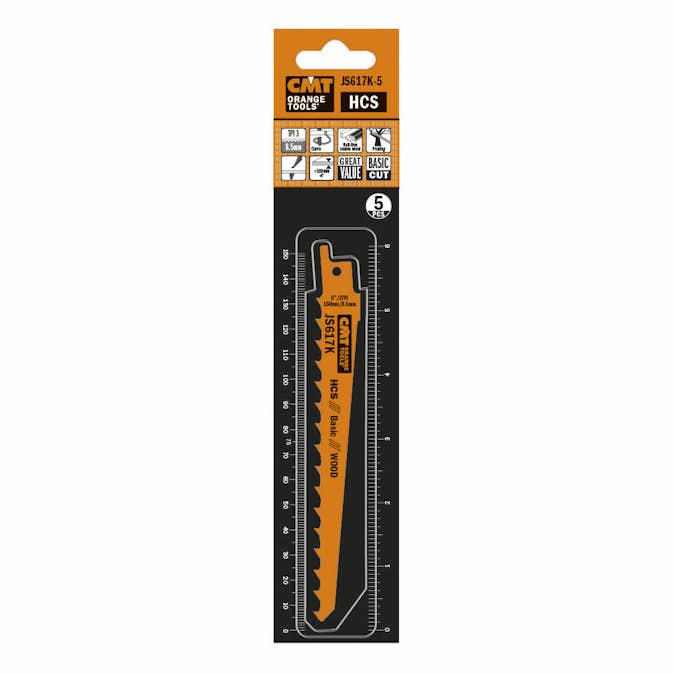 Tigersågblad CMT Orange Tools Trä 150mm HCS Basic 5 st