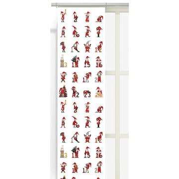 Panellängd Arvidssons Textil Kalendertomtar