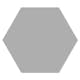 Klinker Hill Ceramic Basic Hex 25 (KLC4180) 25x22 cm