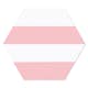 Hexagon Hill Ceramic Klinker Porto Hex 25 Rosa Linje1 25x22 cm