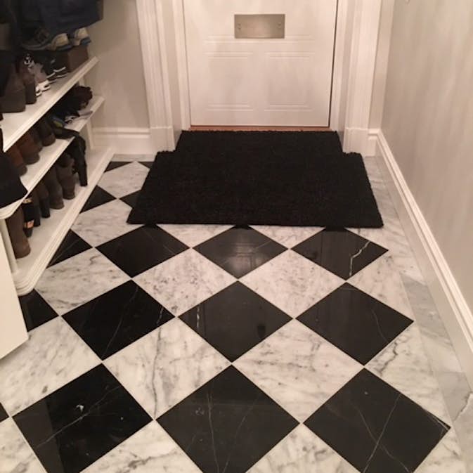 Marmor Italian Marble Bianco Carrara C Slipad 31x31 cm
