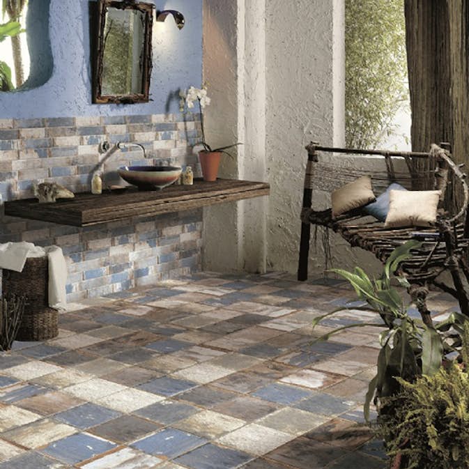 Klinker Lhådös Havanna Sky Blue 20x20 cm