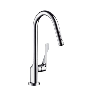 Köksblandare Axor Citterio 2-Jet med Utdragbar Pip