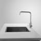 Köksblandare Scandtap Steel Square Rostfritt Stål