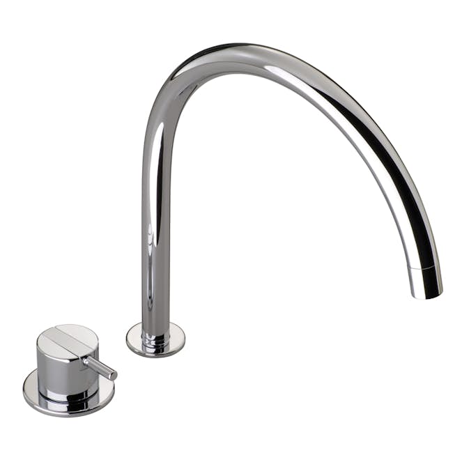 Köksblandare Vola 590H Engreppsblandare Krom Svängbar Pip