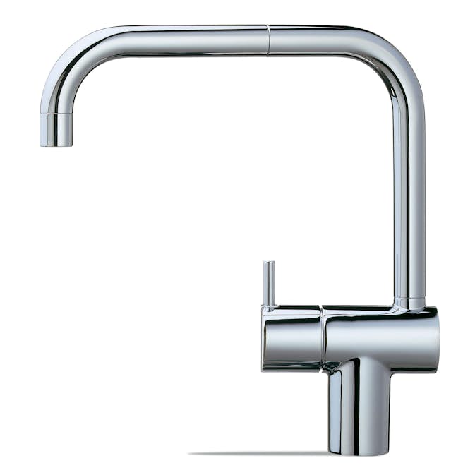 Köksblandare Vola KV1 Standard Engreppsblandare Krom Svängbar Pip