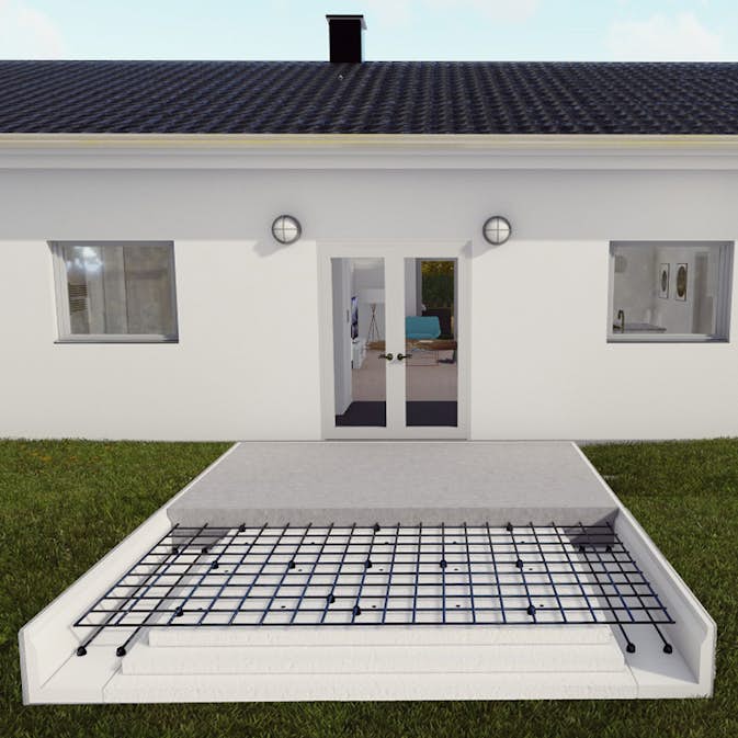 Komplett Grundmäklarna Grundpaket Mot Fasad