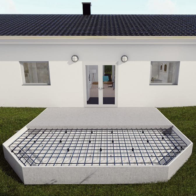 Komplett Grundmäklarna Grundpaket Mot Fasad