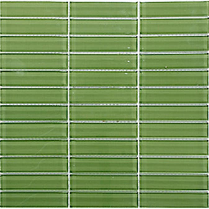 Kristallmosaik Arredo Blank Grön 2,3x9,8 cm