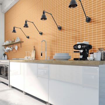 Kristallmosaik Arredo Blank Koppar Brun 2,3x4,8 cm