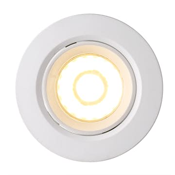 LED-spot Nordlux Roar IP23 Dimbar Vit