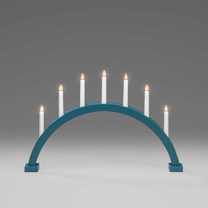 Adventsljusstake Gnosjö Konstsmide 7L Båge Stor
