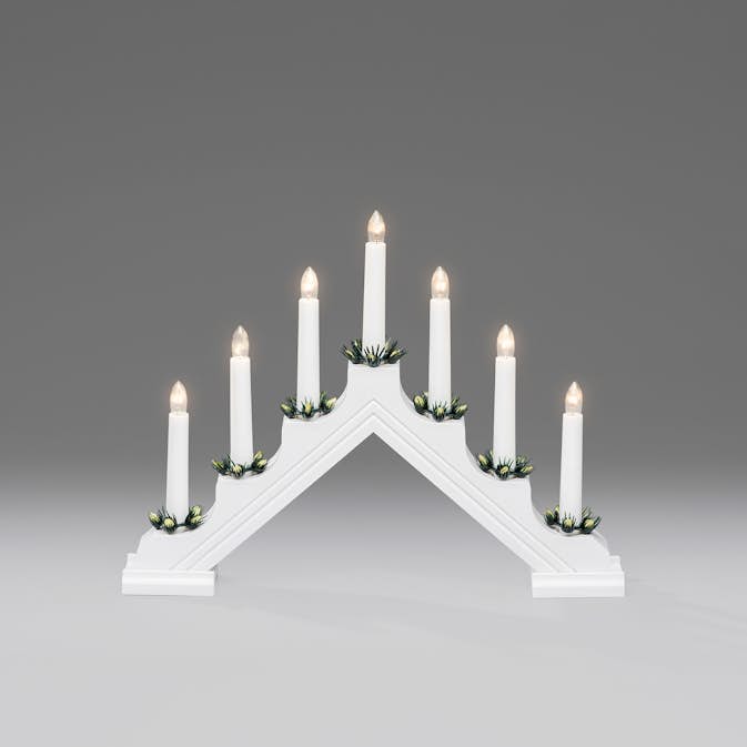 Adventsljusstake Gnosjö Konstsmide 7L H28