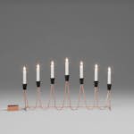 Adventsljusstake Gnosjö Konstsmide 7L Koppar