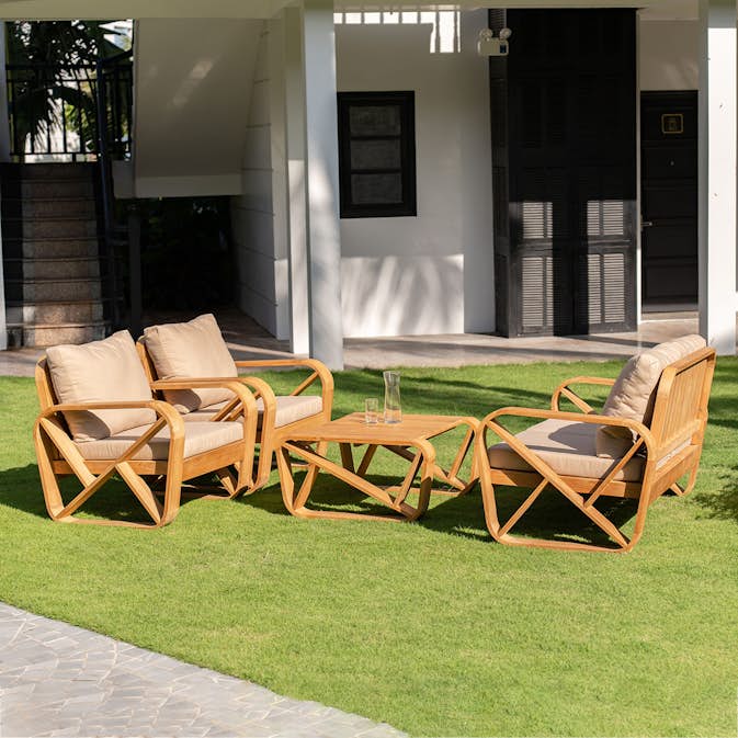 Loungegrupp Stockamöllan Bålamöllan Utomhus