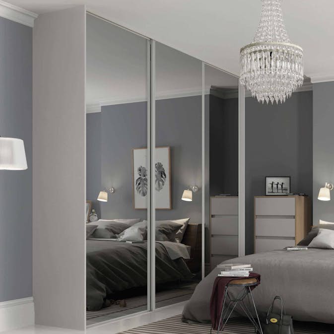 Skjutdörr Lundbergs Entry Spegel