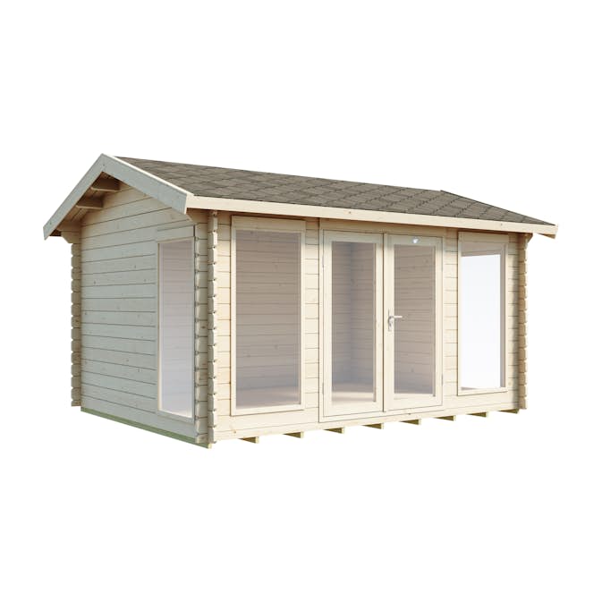 Friggebod Luoman Lillevilla 342 11,7 m² Byggsats Förråd i Trä med Sadeltak