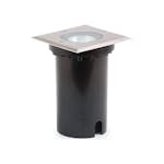 Markspot Gnosjö Konstsmide 230V GU10 Lågenergi Fyrkantig Silver