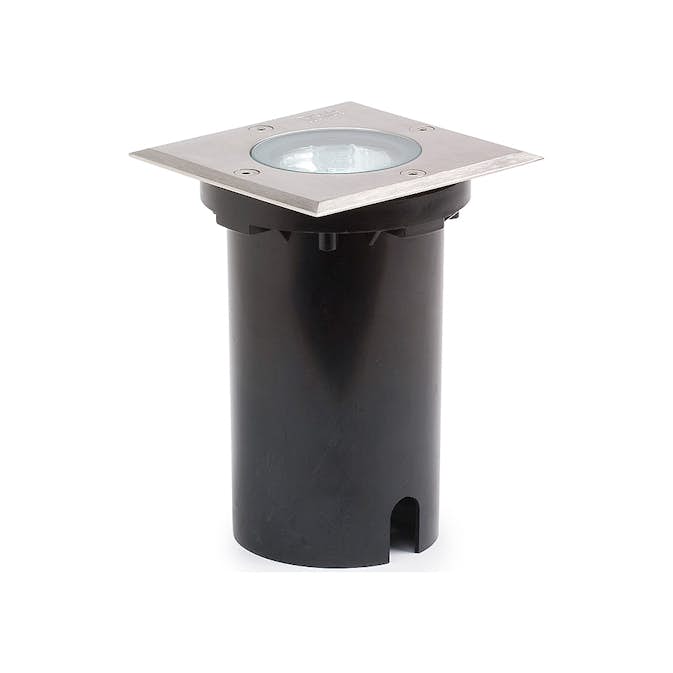 Markspot Gnosjö Konstsmide 230V GU10 Lågenergi Fyrkantig Silver