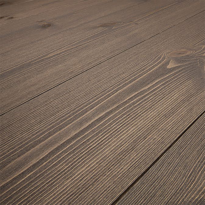 Massivt Trägolv Baseco Patina Hårdvaxoljad Brun Furu