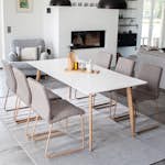 Matgrupp Venture Home Pontus Milla med 6 Stolar