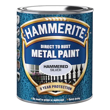 Rostskyddsfärg Hammerite Hammarlack Silver/Grå 750ml
