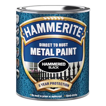 Rostskyddsfärg Hammerite Hammarlack Svart 750ml