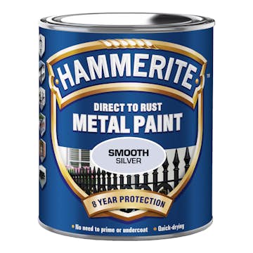 Rostskyddsfärg Hammerite Slätlack Silver 750ml