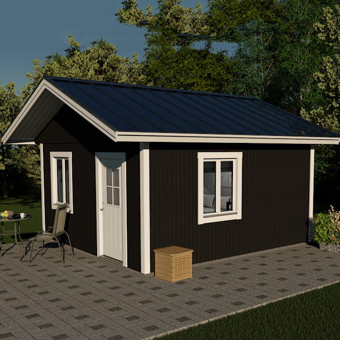 Attefallshus Sorselestugan Mod.3 24 m2