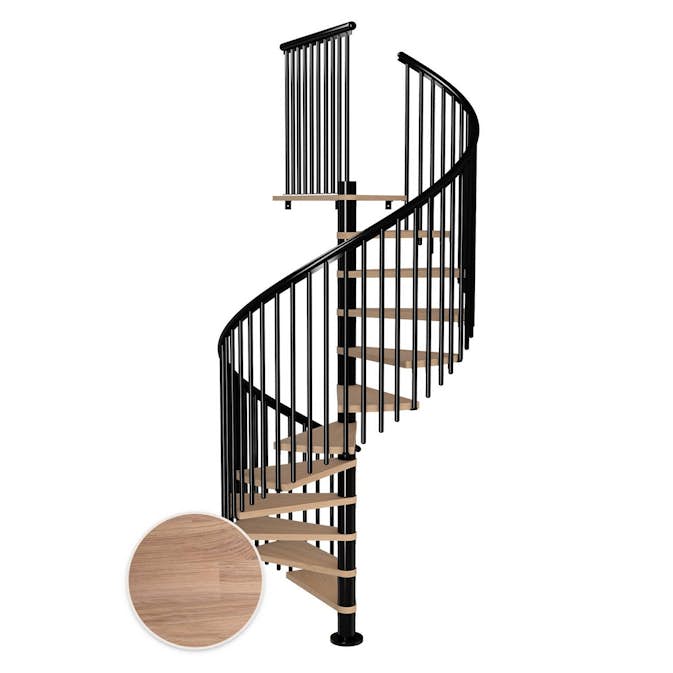 Spiraltrappa Dolle Montréal Ek Vit Oljad Classic 5