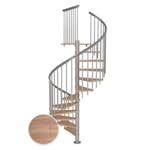 Spiraltrappa Dolle Montréal Ek Vit Oljad Classic 4