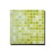 Mosaik Lhådös Glasmosaik Limegrön 2,5x2,5 cm