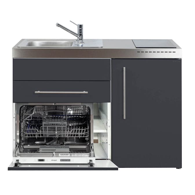 Minikök Intra Premiumline MPGS-120 Med Häll, Diskmaskin & Låda