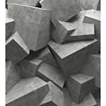 Tapet Dimex Concrete Cubes