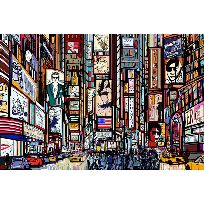 Tapet Dimex Times Square