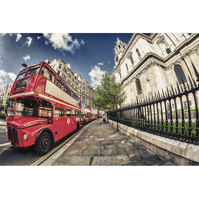 Tapet Dimex Double Decker Bus