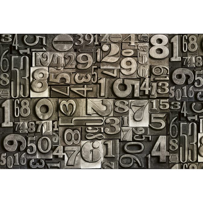 Tapet Dimex Typeset
