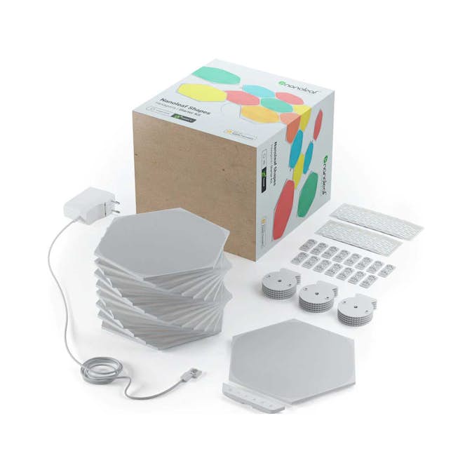Belysningssystem Nanoleaf Shapes Hexagons Startkit 15-pack