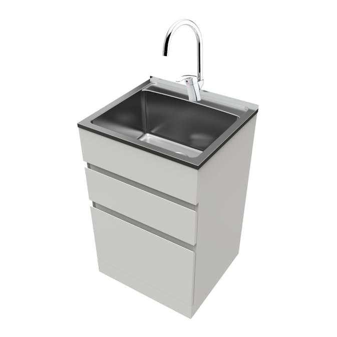 Tvättbänk Nordic Tech NTB 5 med Köksblandare Damixa Space