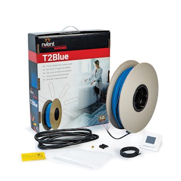 Golvvärmekabel Raychem T2Blå-20 med SENZ WIFI-termostat