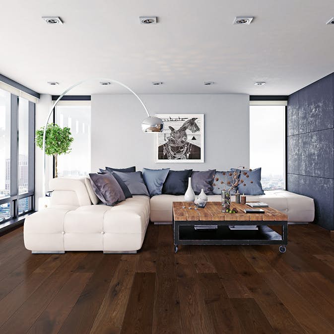 Parkettgolv NQD Oak Espresso 5G 1-Stav