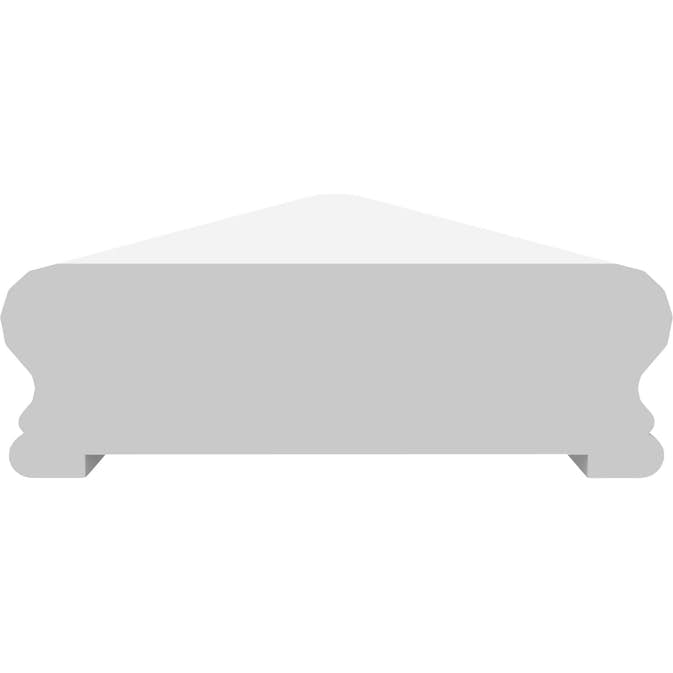 Över/Underliggare Jabo Grundmålad 2400x140x45 mm