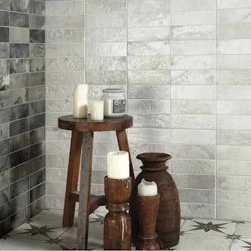 Kakel Tenfors FS Raku Silver 20x40 cm