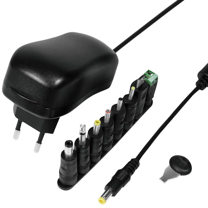 Nätadapter LogiLink 230V - 3-12V 1A 12W