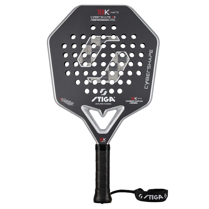 Padelracket STIGA Sports 18K X Hard Cybershape