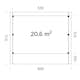 Carport Palmako Karl 20,6 m2