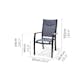 Stol LifestyleGarden Panama 65 cm Utomhus